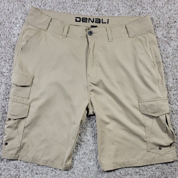 denali Shorts Denali Shorts Mens 38 Tan Beige Stretch Cargo Poshmark